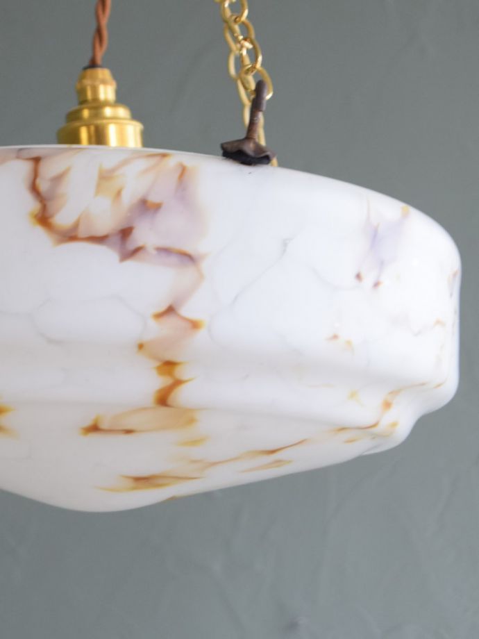 アンティークガラスのシェード