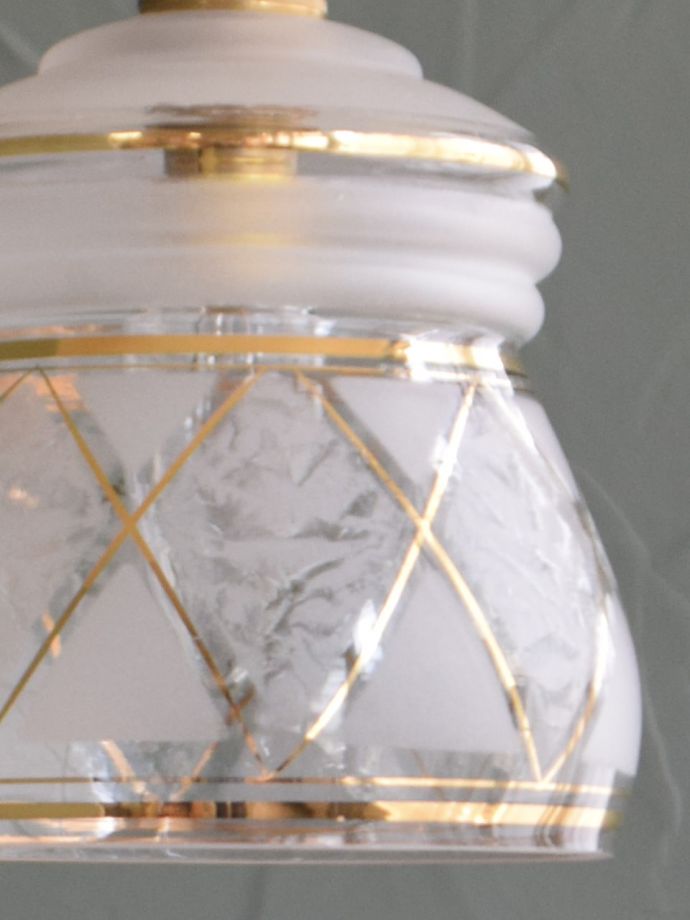 アンティークガラスのシェード