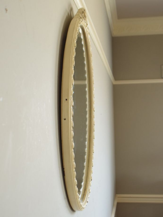 アンティークミラーの側面