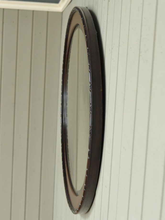 アンティークミラーの側面