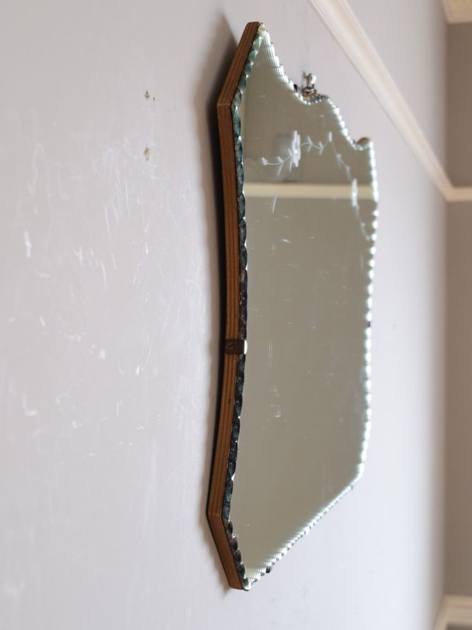 アンティークミラーの側面