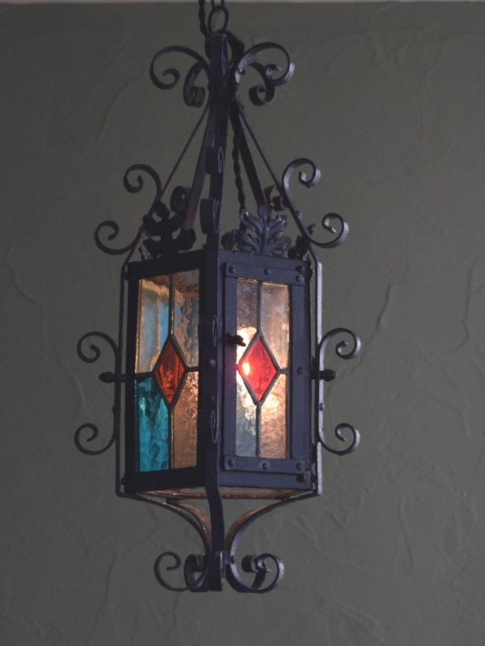 アンティークのランタンシャンデリア