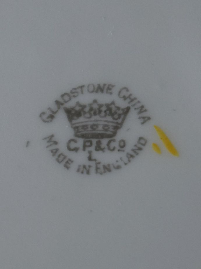 GLADSTONE CHINAのバックスタンプ