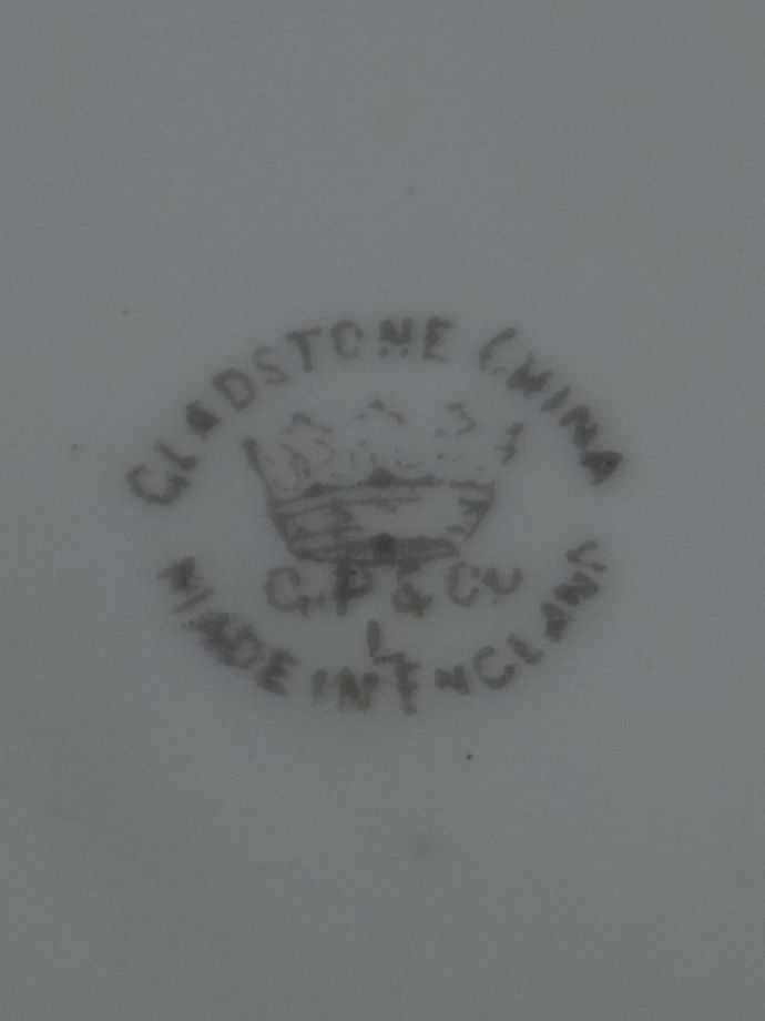 GLADSTONE CHINAのバックスタンプ