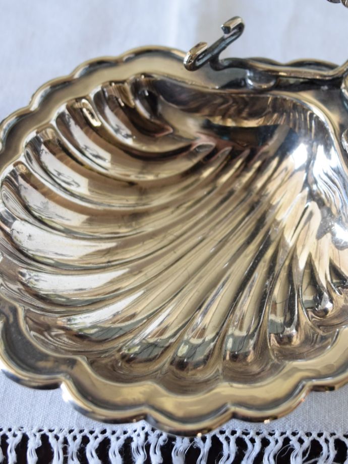 英国アンティークのシルバートレイ