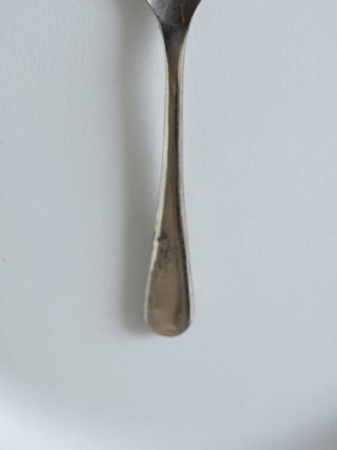 英国シルバーのカトラリー、アンティークシルバープレートの小さな