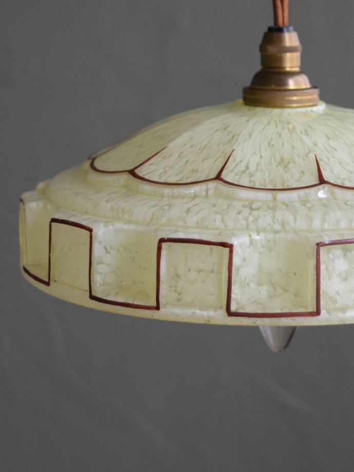 アンティークガラスのシェード