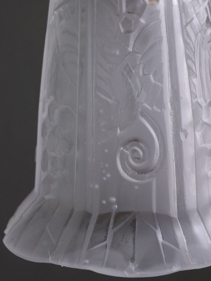 アンティークガラスのランプシェード