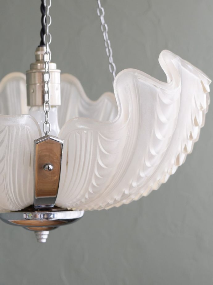 アンティークガラスのシェード