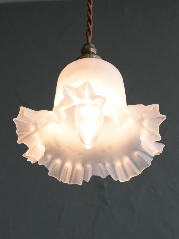 アンティーク照明の美しい灯り