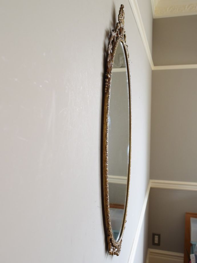 アンティークミラーの側面