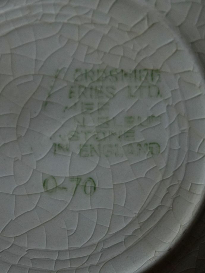 CORNISH WAREのバックスタンプ