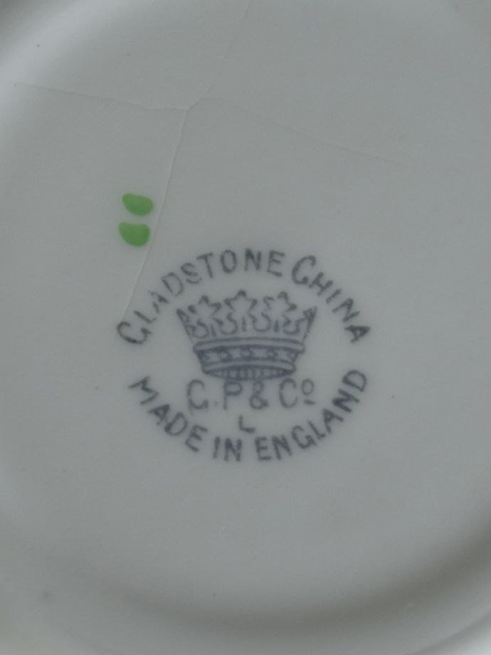 GLADSTONE CHINAのバックスタンプ