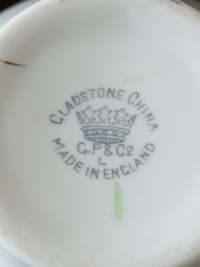 GLADSTONE CHINAのバックスタンプ