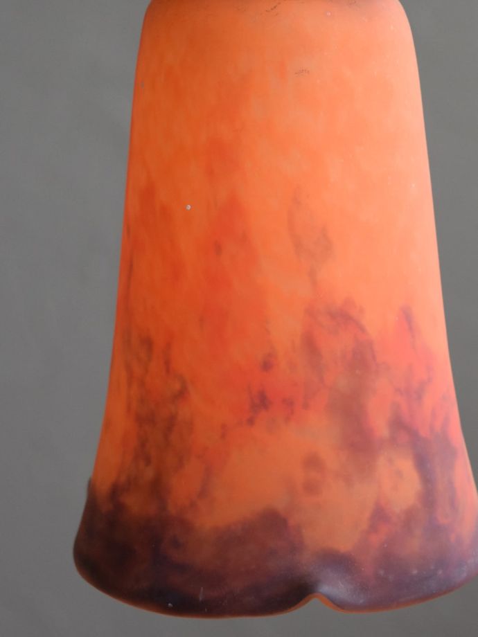 アンティークガラスのランプシェード