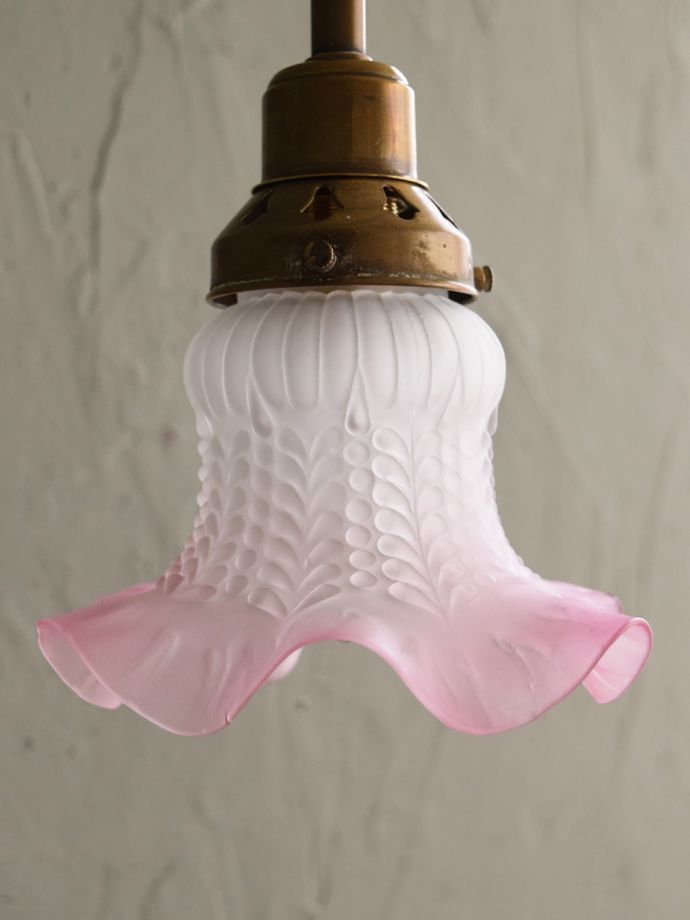 アンティーク調のガラスシェード