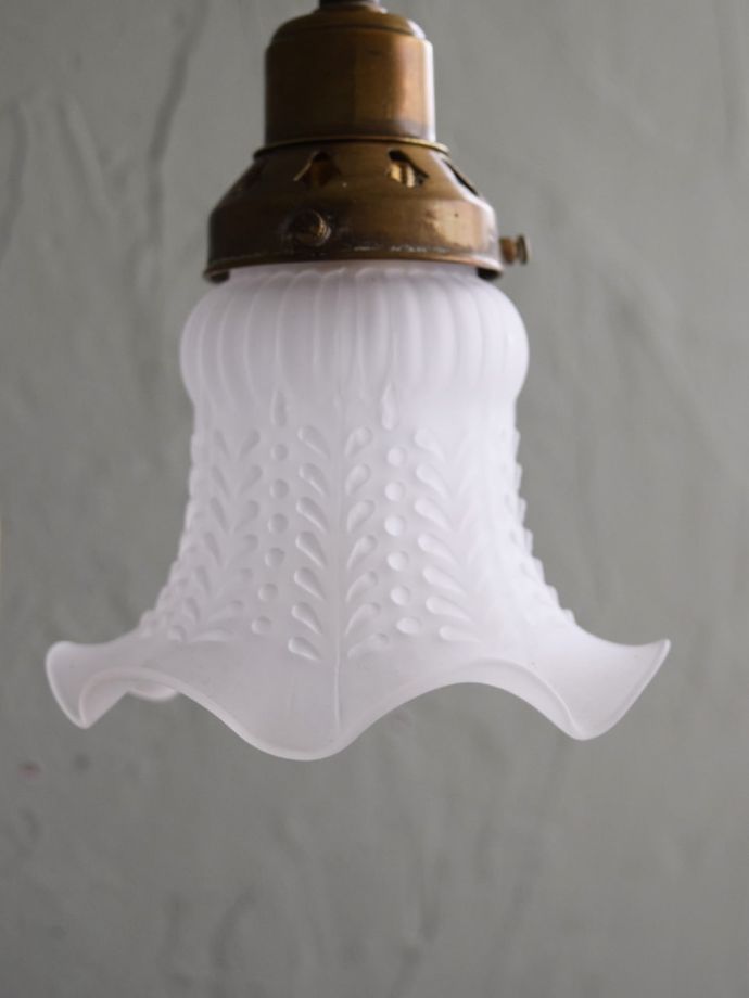 アンティーク調のガラスシェード