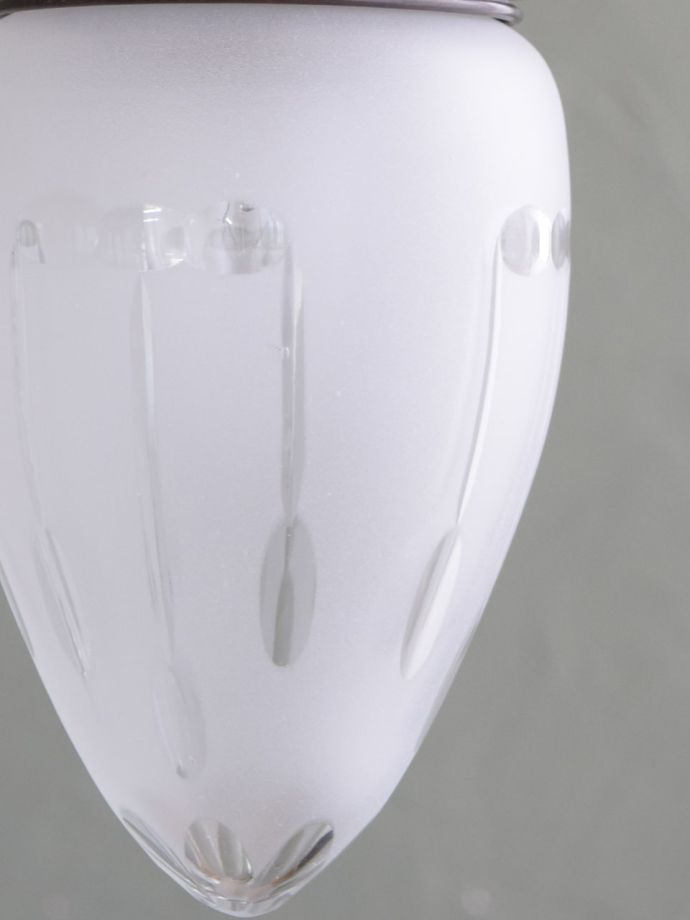 アンティークガラスのランプシェード