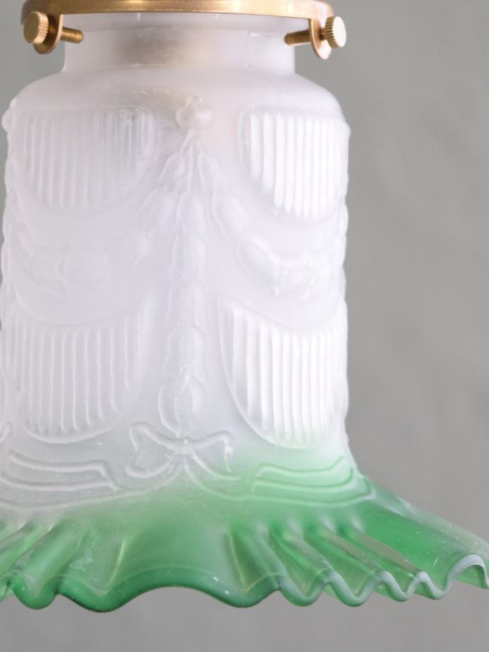 アンティークガラスのシェード