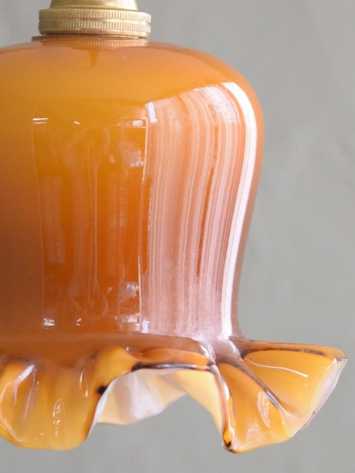 アンティークガラスのシェード