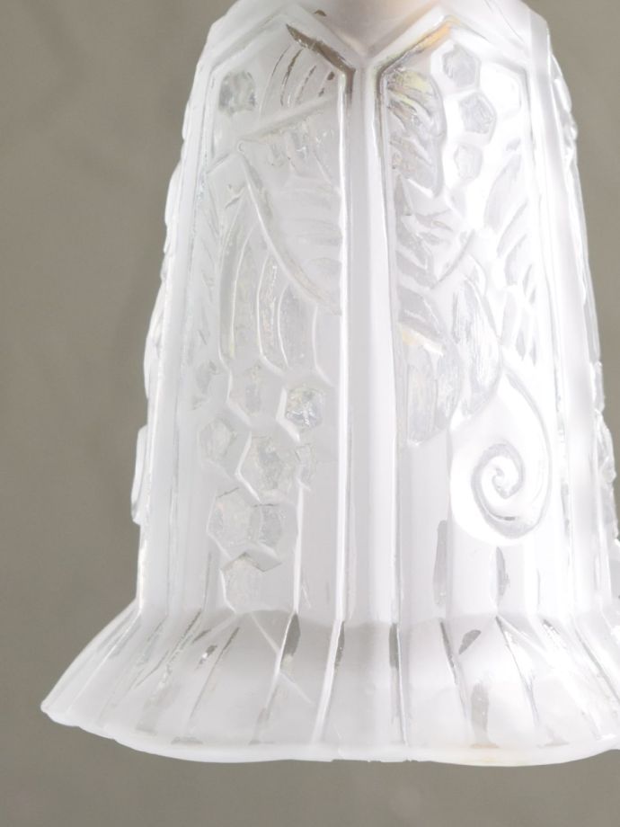 アンティークガラスのランプシェード