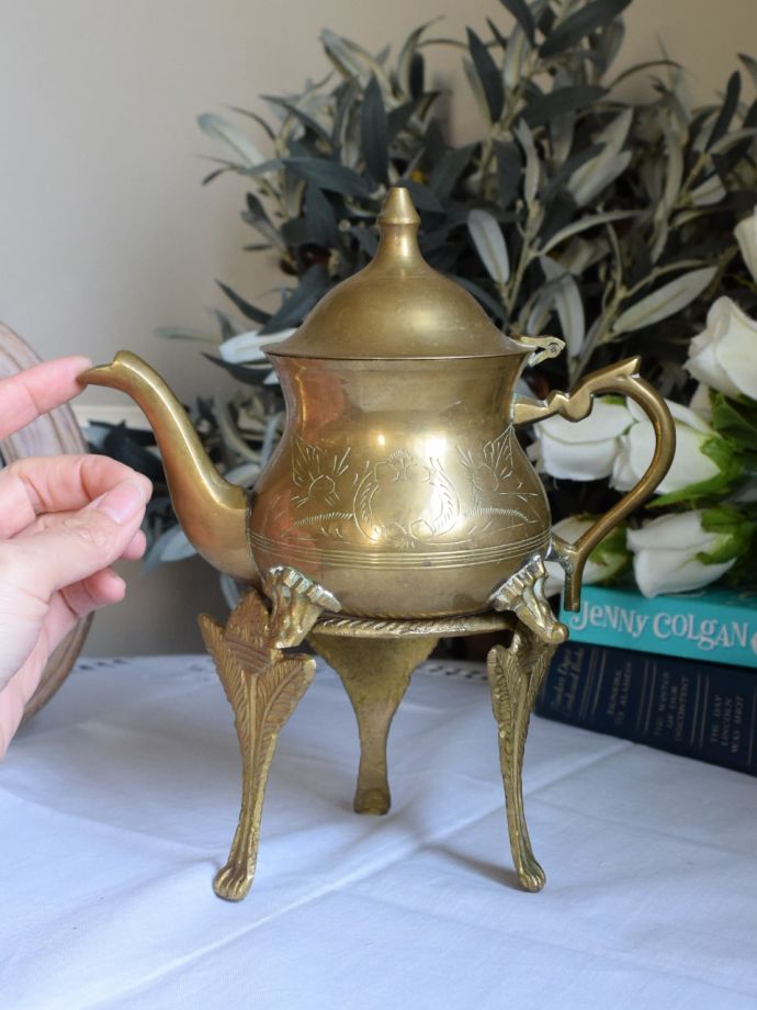 英国アンティークの真鍮製品