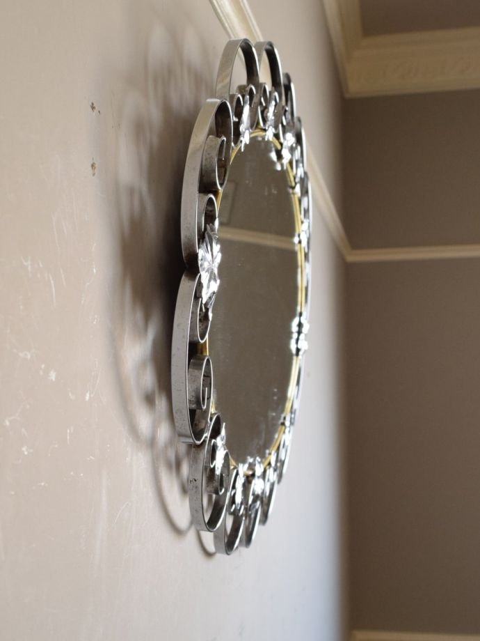 アンティークミラーの側面