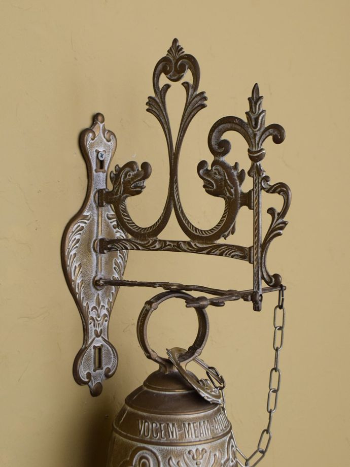 英国のおしゃれなドアベル、イギリスアンティークのエントランスベル(k