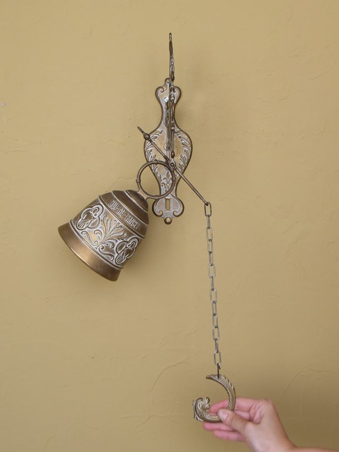 英国のおしゃれなドアベル、イギリスアンティークのエントランスベル(k