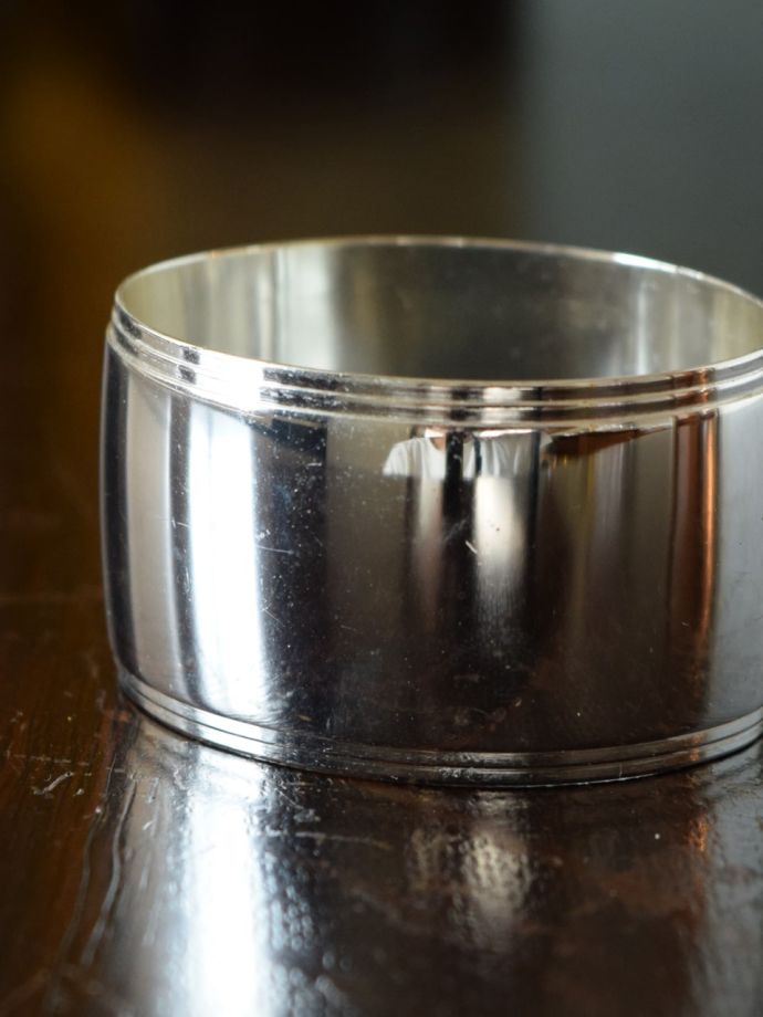 英国アンティークのシルバーナプキンリング