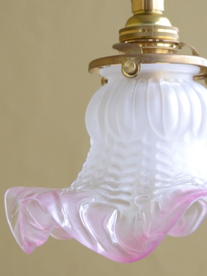 アンティークガラスのシェード