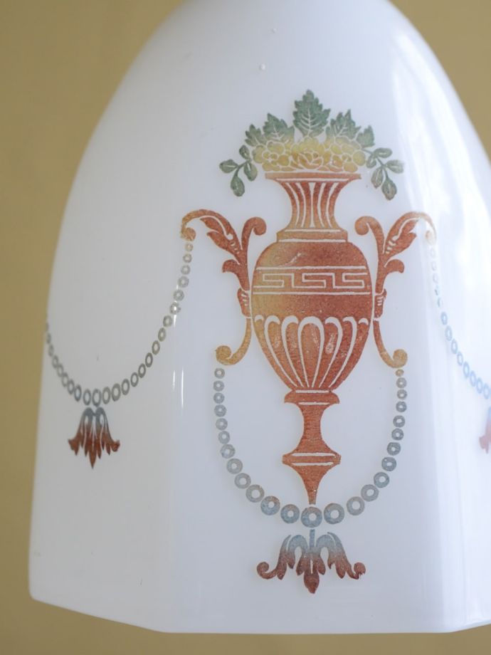 アンティークガラスのシェード