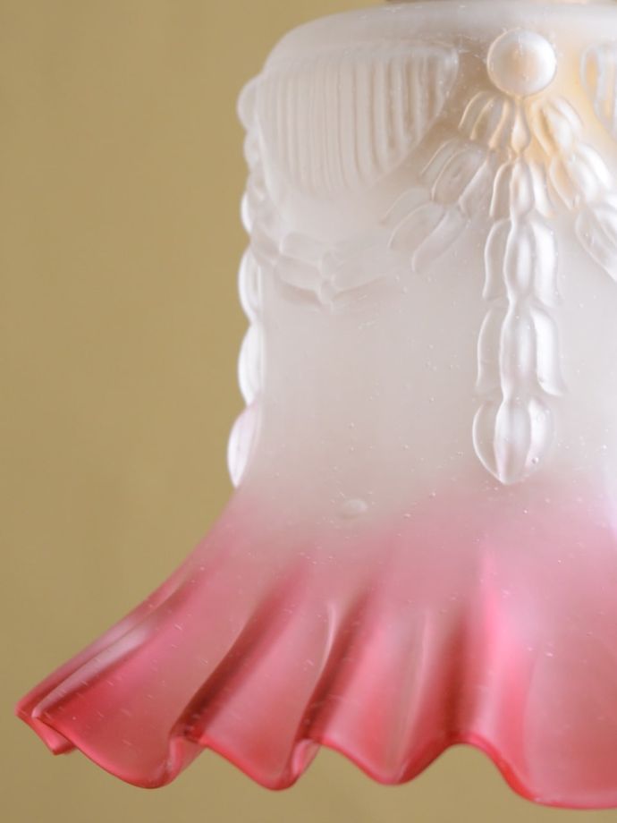 アンティークガラスのシェード