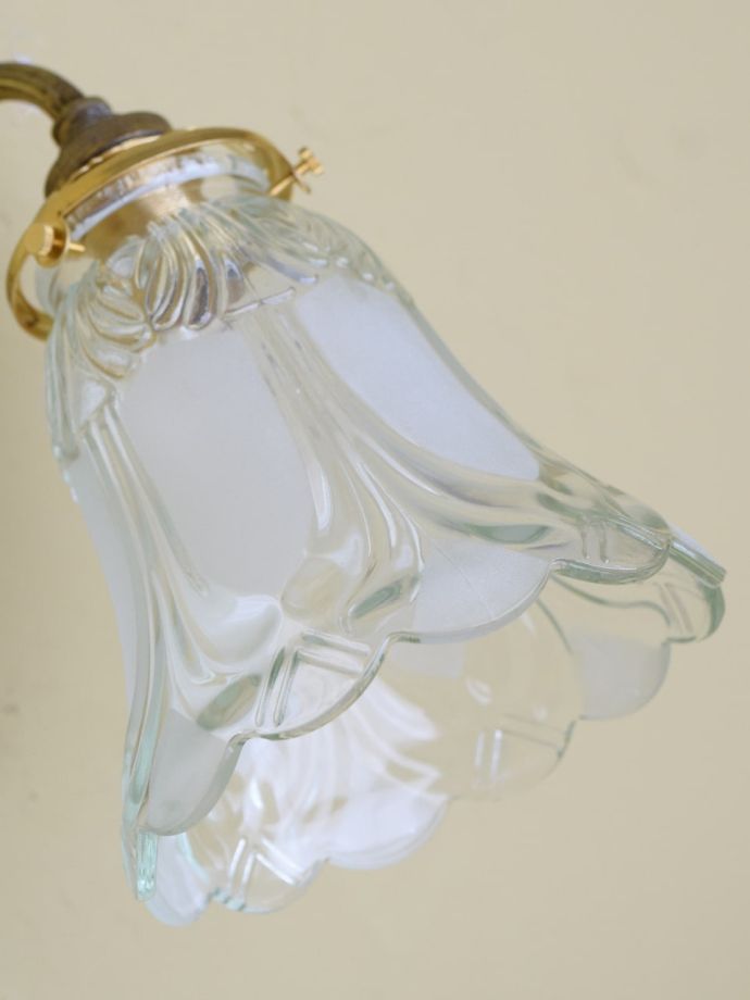 アンティーク調のガラスシェード