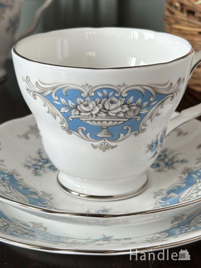 アンティークのカップ&ソーサー(トリオ)