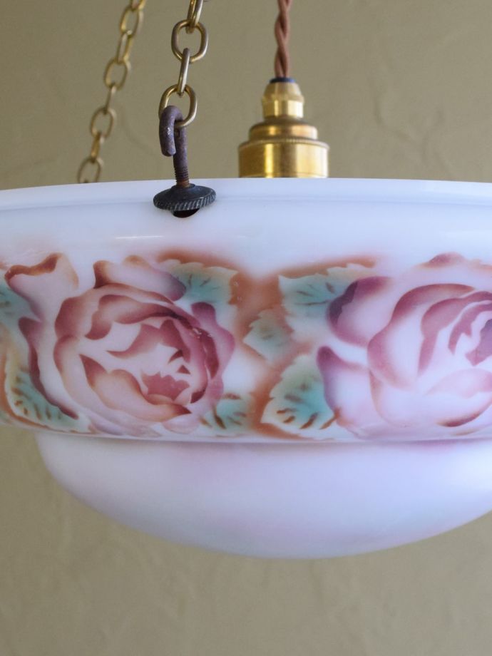 アンティークガラスのシェード