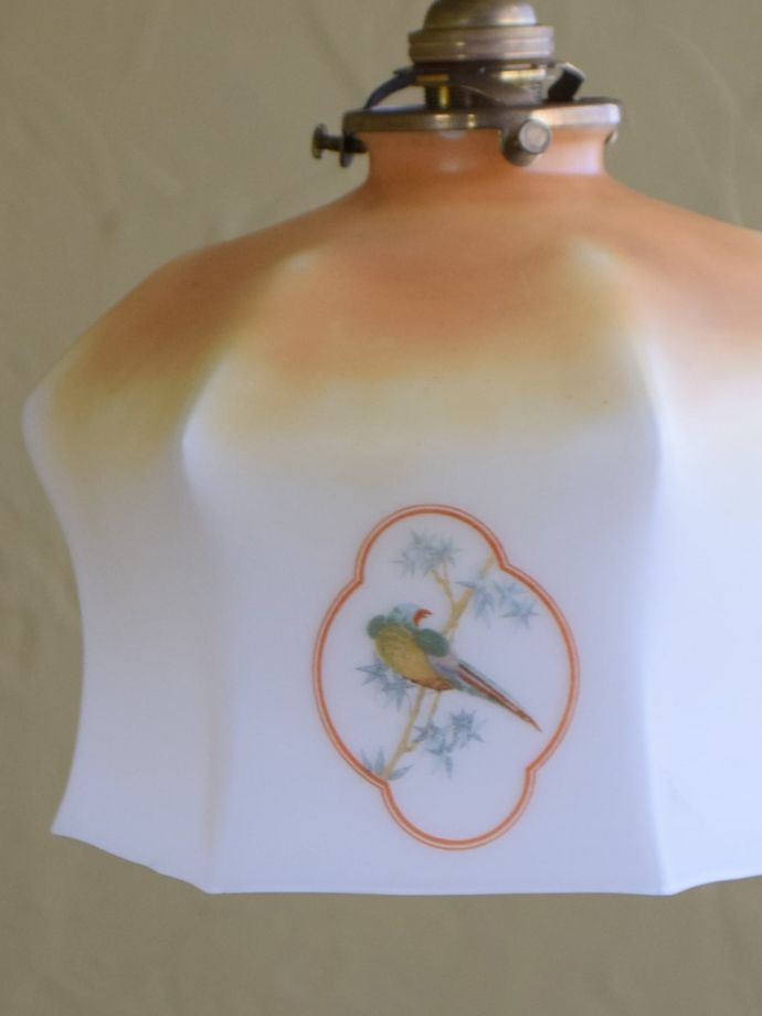 アンティークガラスのシェード