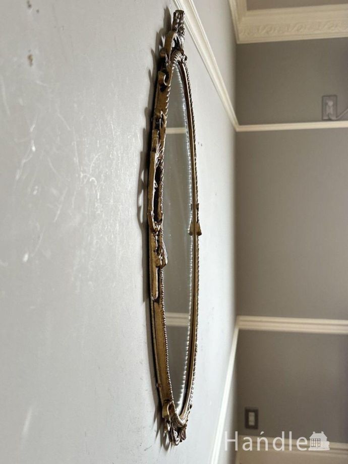 アンティークミラーの側面