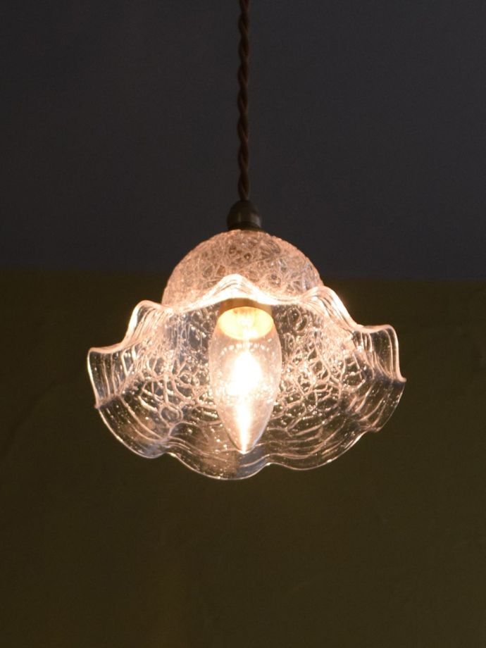 アンティーク照明の美しい灯り