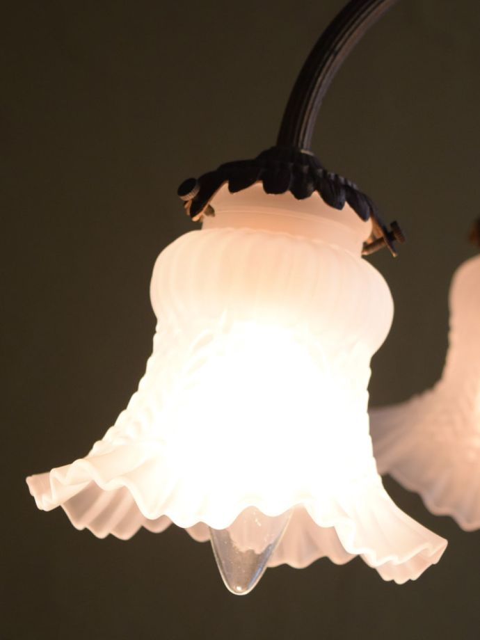 シャンデリアのガラスシェード