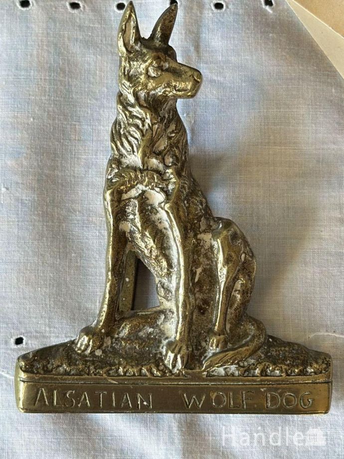 アンティーク真鍮製のドアノッカー