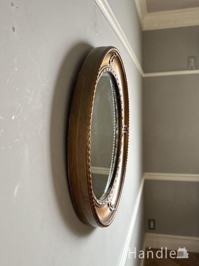 アンティークミラーの側面