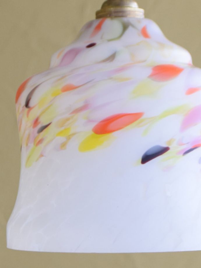 アンティークガラスのシェード