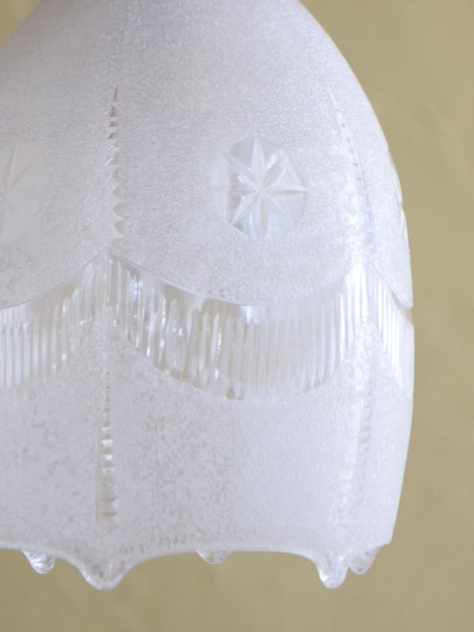 アンティークガラスのシェード