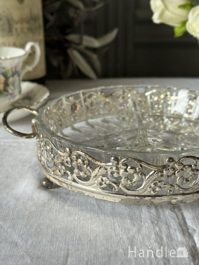 アンティークガラスの器