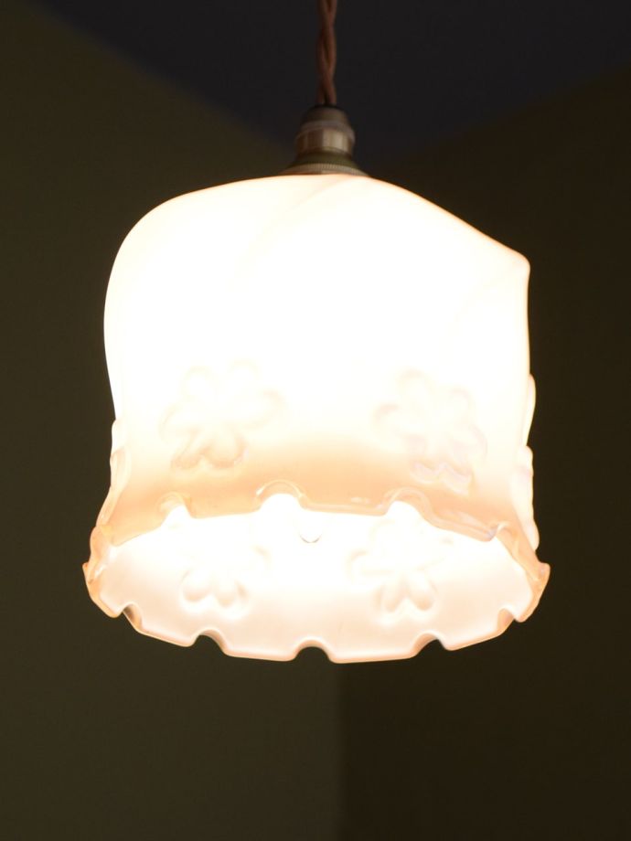 アンティーク照明の美しい灯り