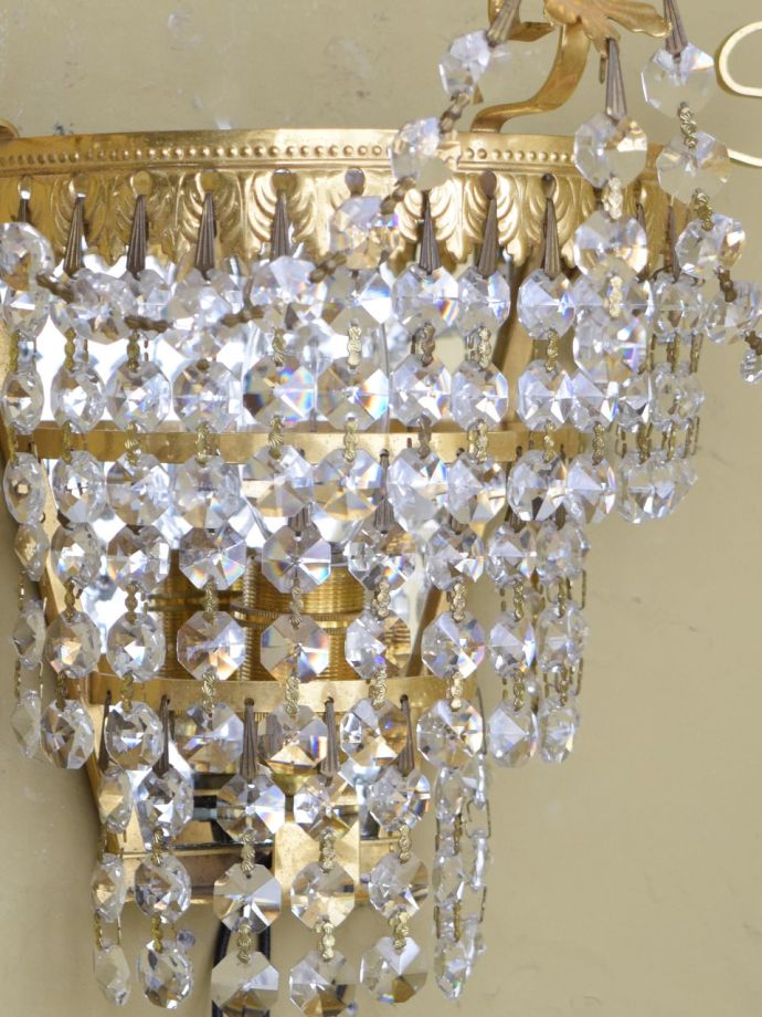 フランスの壁付けシャンデリア