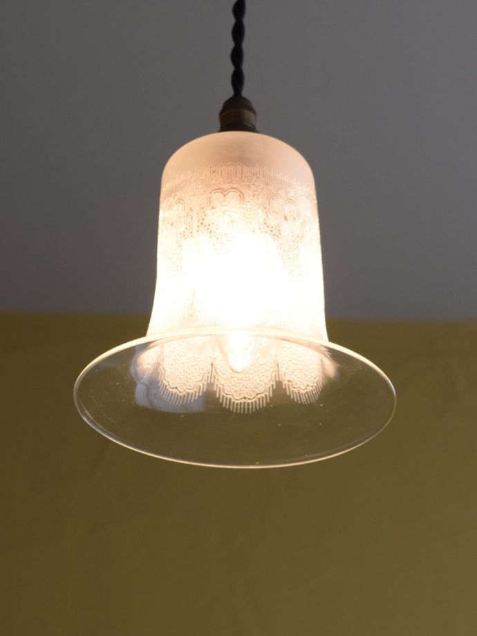 アンティーク照明の美しい灯り