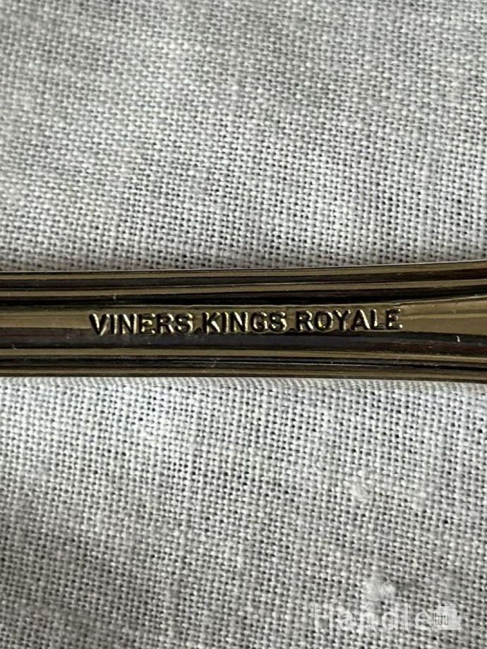 英国アンティークの美しいカトラリー、シルバープレートのサーバー