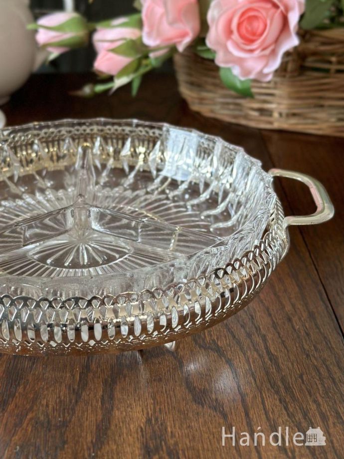 アンティークガラスの器